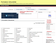 Tablet Screenshot of formationremuneree.net